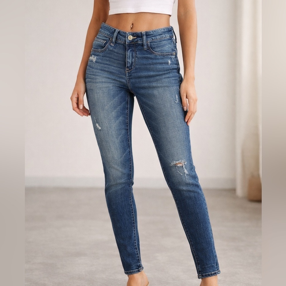 Abercrombie & Fitch Distressed Skinny Jeans W25 L29